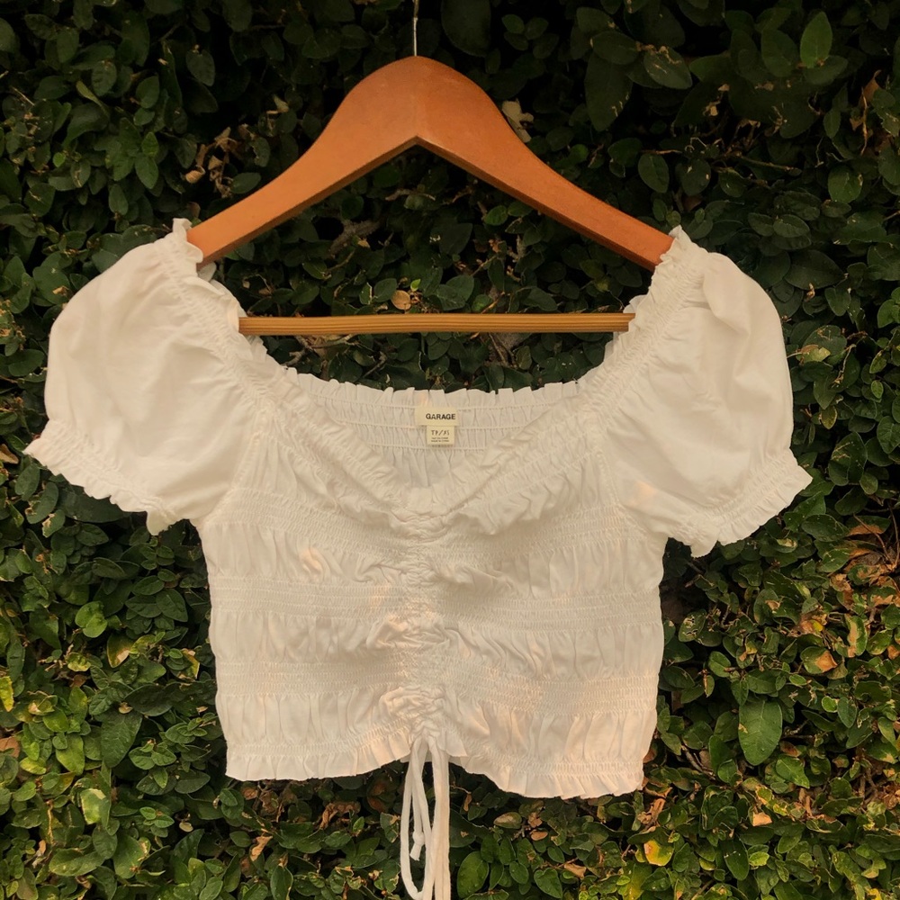 White Crop Top